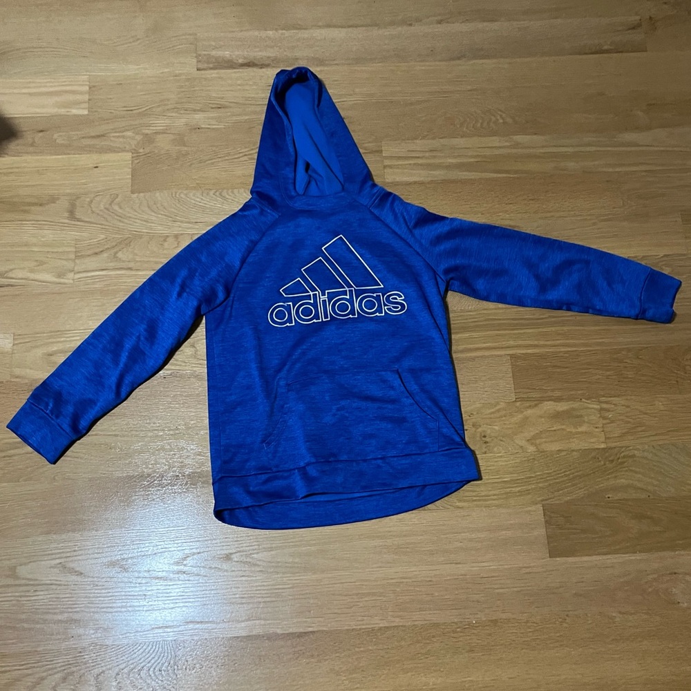 Adidas blue hoodie